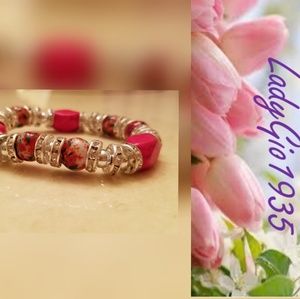 Red Gemstone Bracelet
